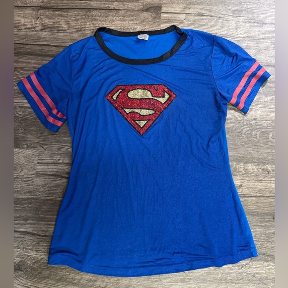 DC Comics Blue Superman Kids Shirt - Picture 3 of 8